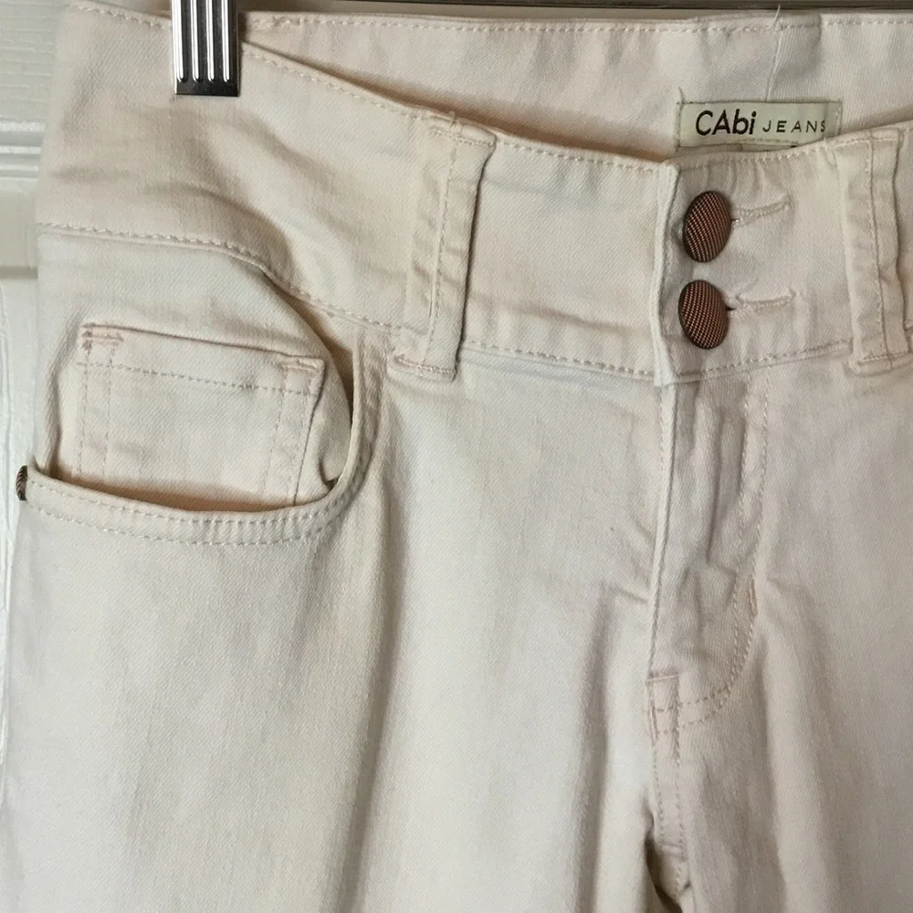 CAbi Lou Lou Blush Pink #874 Straight Jeans - Size 2